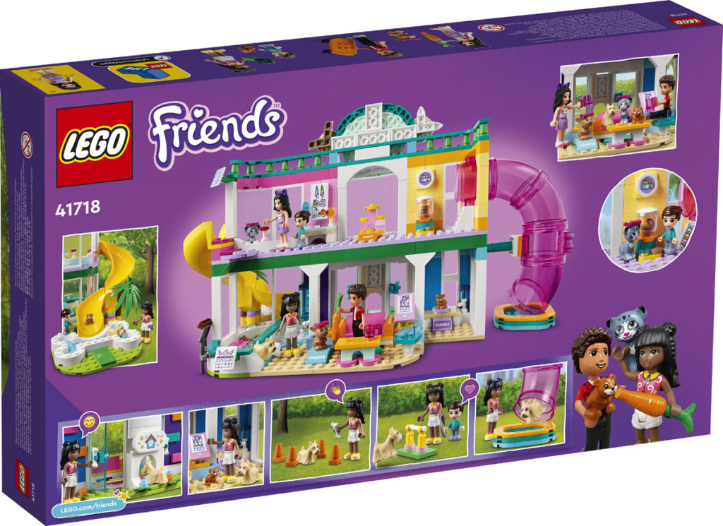 LEGO Friends 41718 Animal Daycare Centre box back 1024x745